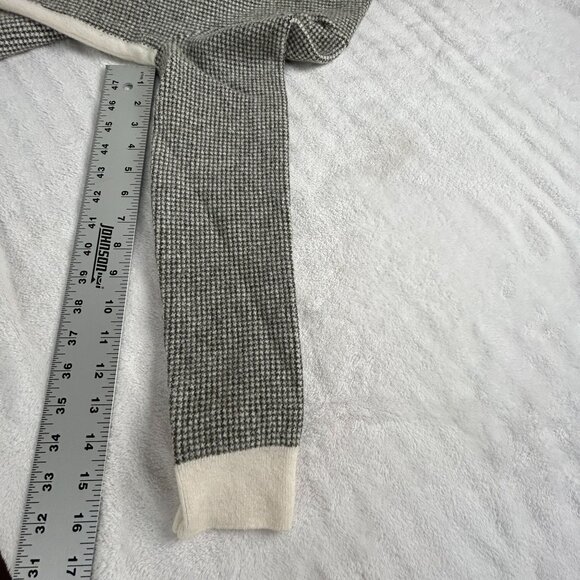 BOSS HUGO BOSS Womens Houndstooth Wool Crewneck Sweater Large Gray Pullover - Picture 8 of 9